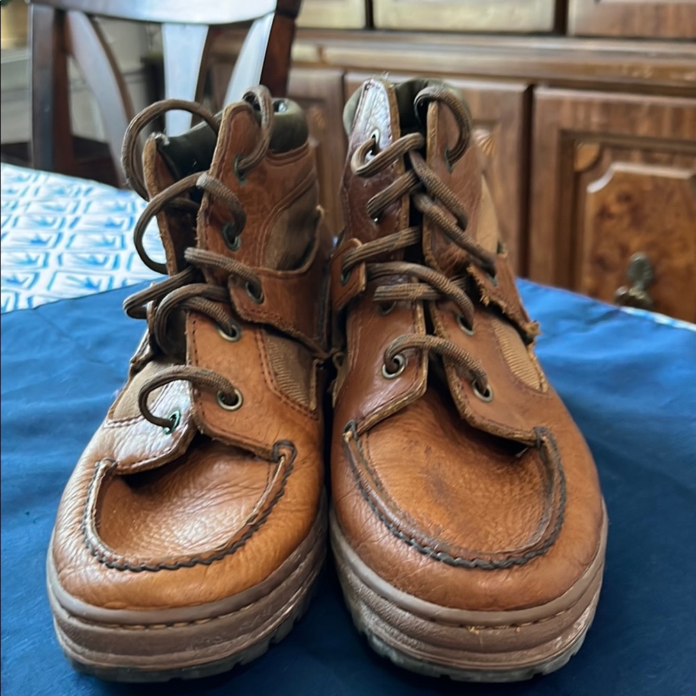 Timberland Tan Lace Up Boots